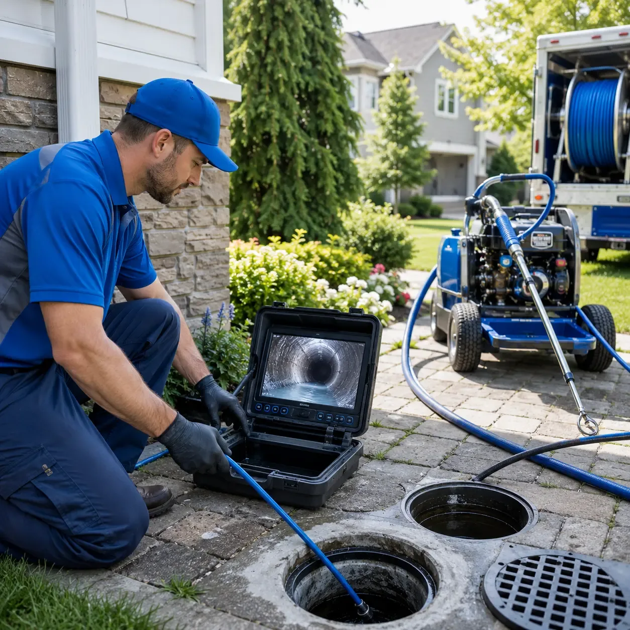 Outdoor drain cleaning professionals serving Seguin, TX